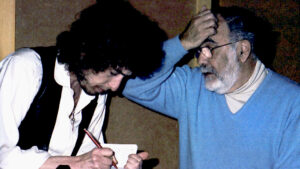 Bob Dylan and Jerry Wexler discuss religion during sessions at MSS while recording "Slow Train Coming"